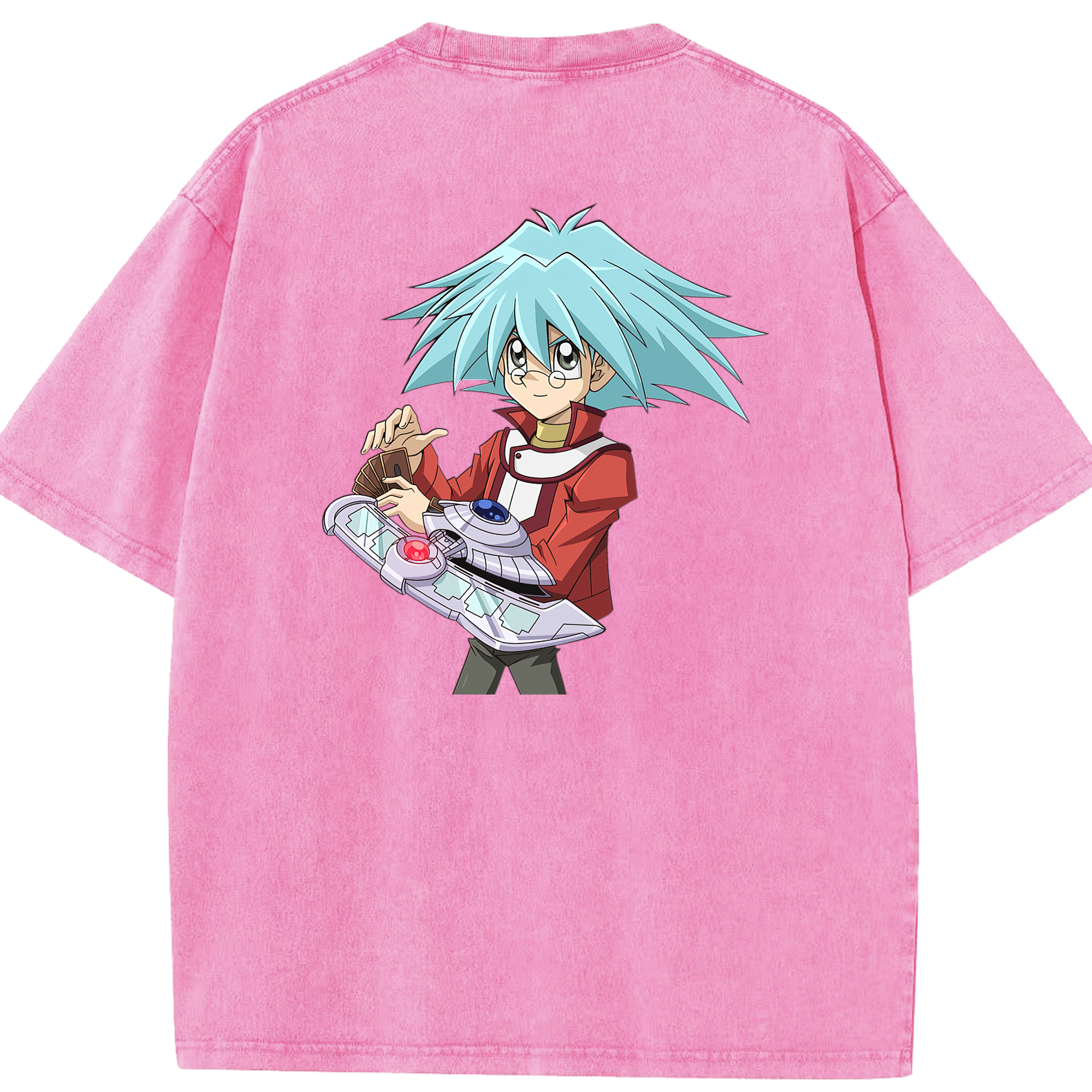 （画像用） 遊☆戯☆王 Yu-Gi-Oh! 綿100% ヴィンテージ風 半袖Tシャツ（背面プリント）